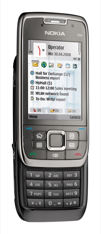 Illustration for article titled Nokia E71 and E66 Phones Stuffed with Two Cameras, Wi-Fi, GPS and More